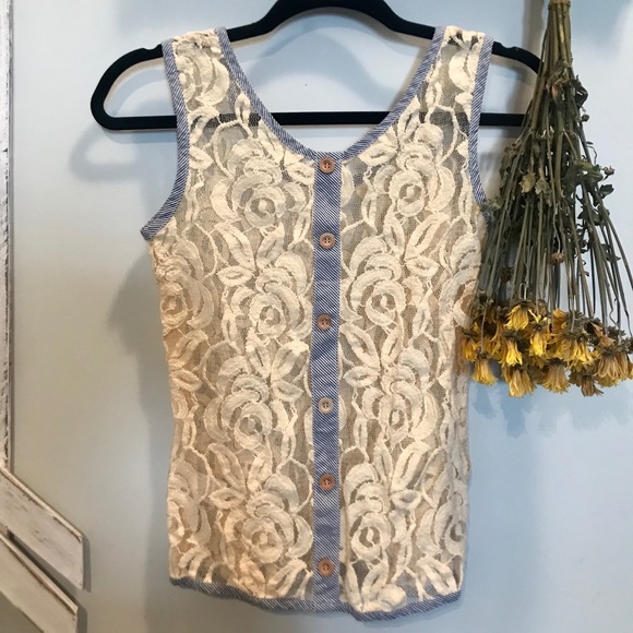 Lace Tank Top - Picture 3 of 4